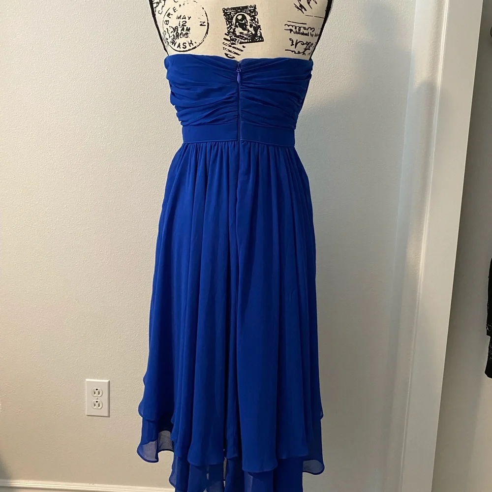 Bebe Royal Blue Wedding Guest Dress